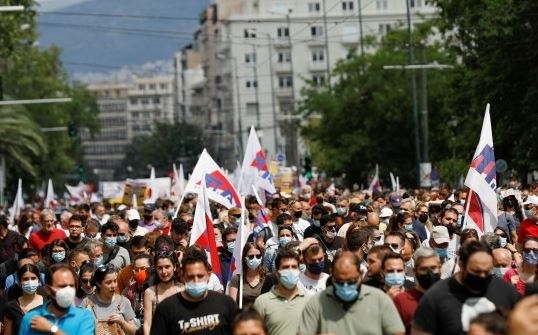 24-часова национална стачка готвят синдикатите в Гърция на 16 юни